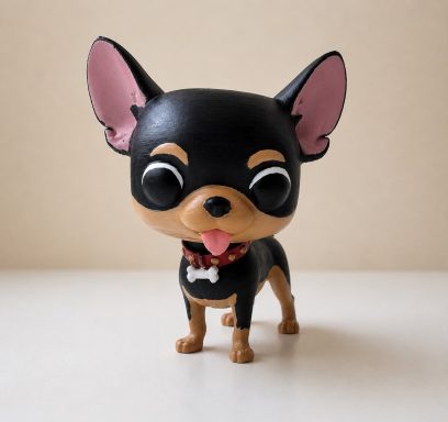 Figura personalizada de mascota en 3D en Las Palmas