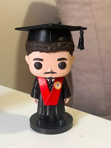 Figura personalizada de graduado en 3D en Las Palmas