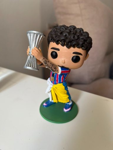 Figura personalizada de futbolista en 3D